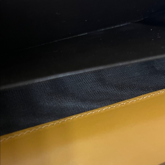 Gucci Beige Brown Monogram Continental Wallet with Mustard Trim - Picture 7 of 7